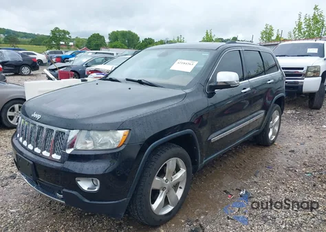 2012 Jeep Grand Cherokee Overland z USA, uszkodzony, nr VIN 1C4RJECT1CC311575